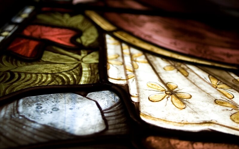 stained glass window details