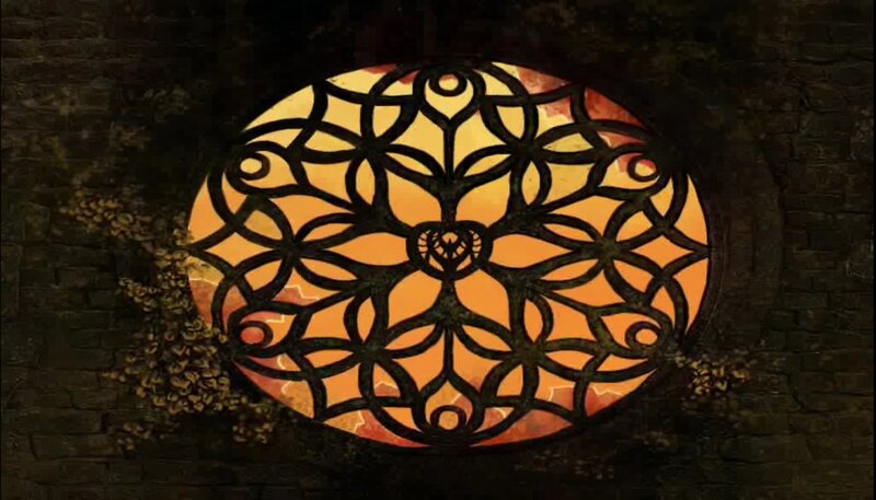 Stained Glass Window — Orange