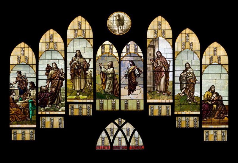 Stained Glass Window Panels — Yellow