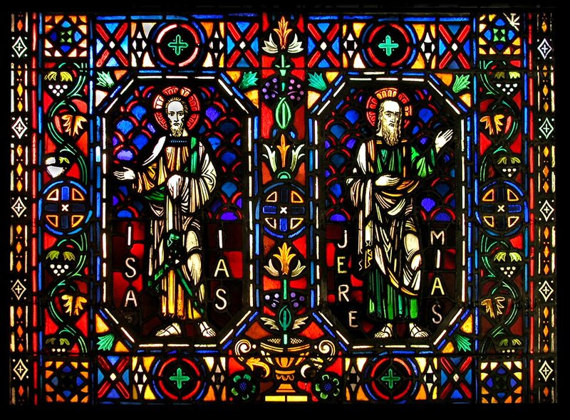Stained Glass Window Saints