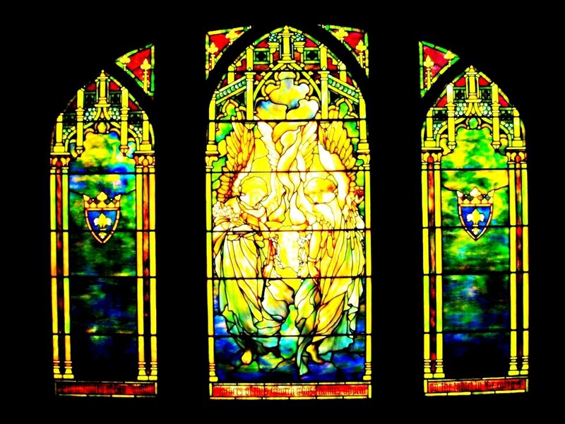Stained Glass Window — Yellow