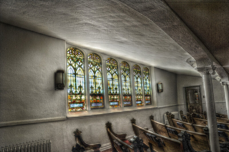 Stained Glass Windows in Church