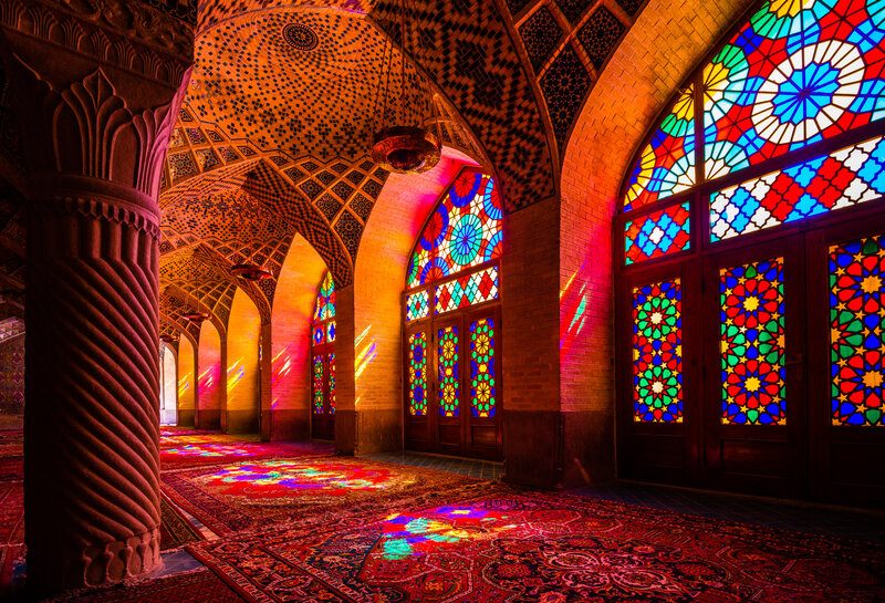 Stained-glass Windows in Mosque