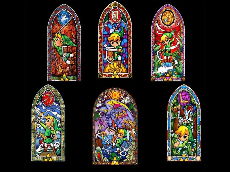 Stained Glass Windows of Link