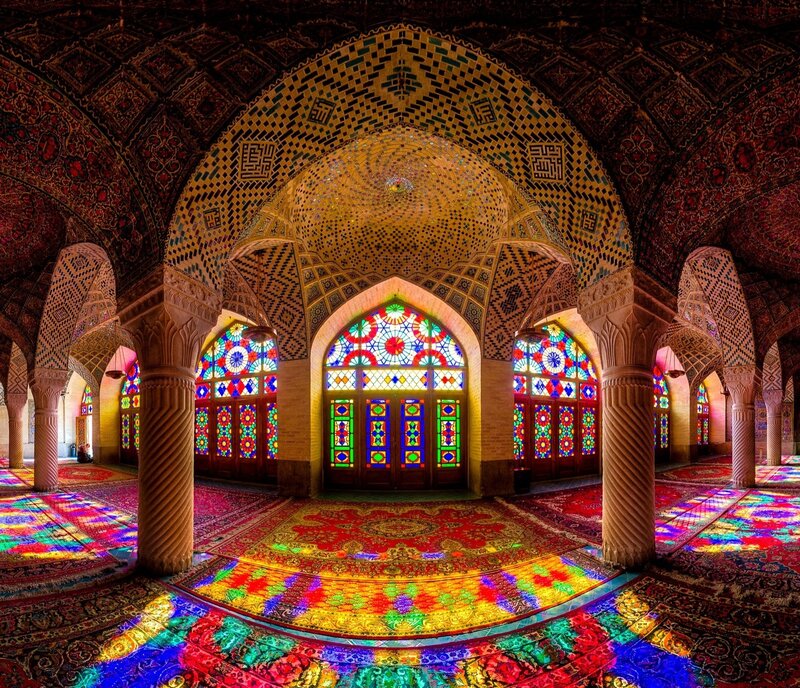 Stained Glass Windows — Red, Colorful