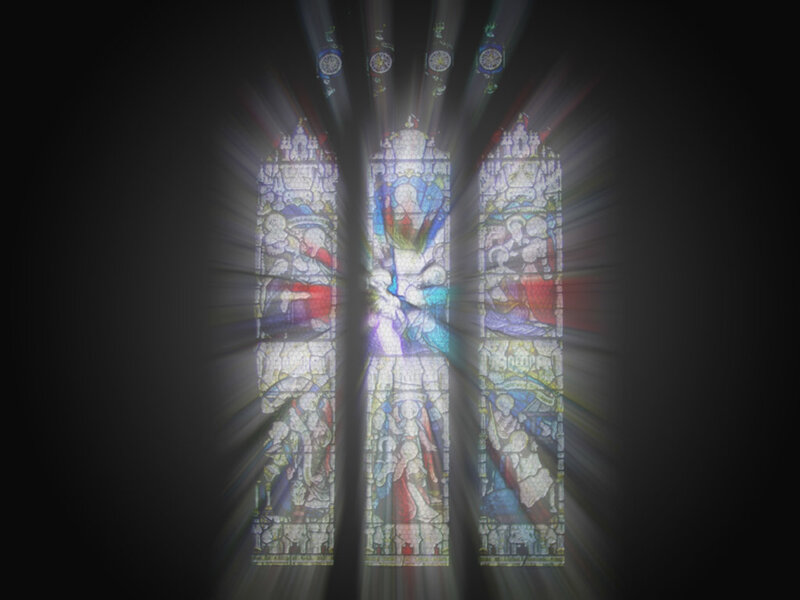 Stained Glass Windows — White