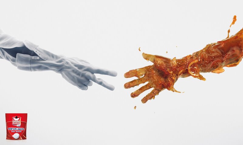 Stained Hand Reaching