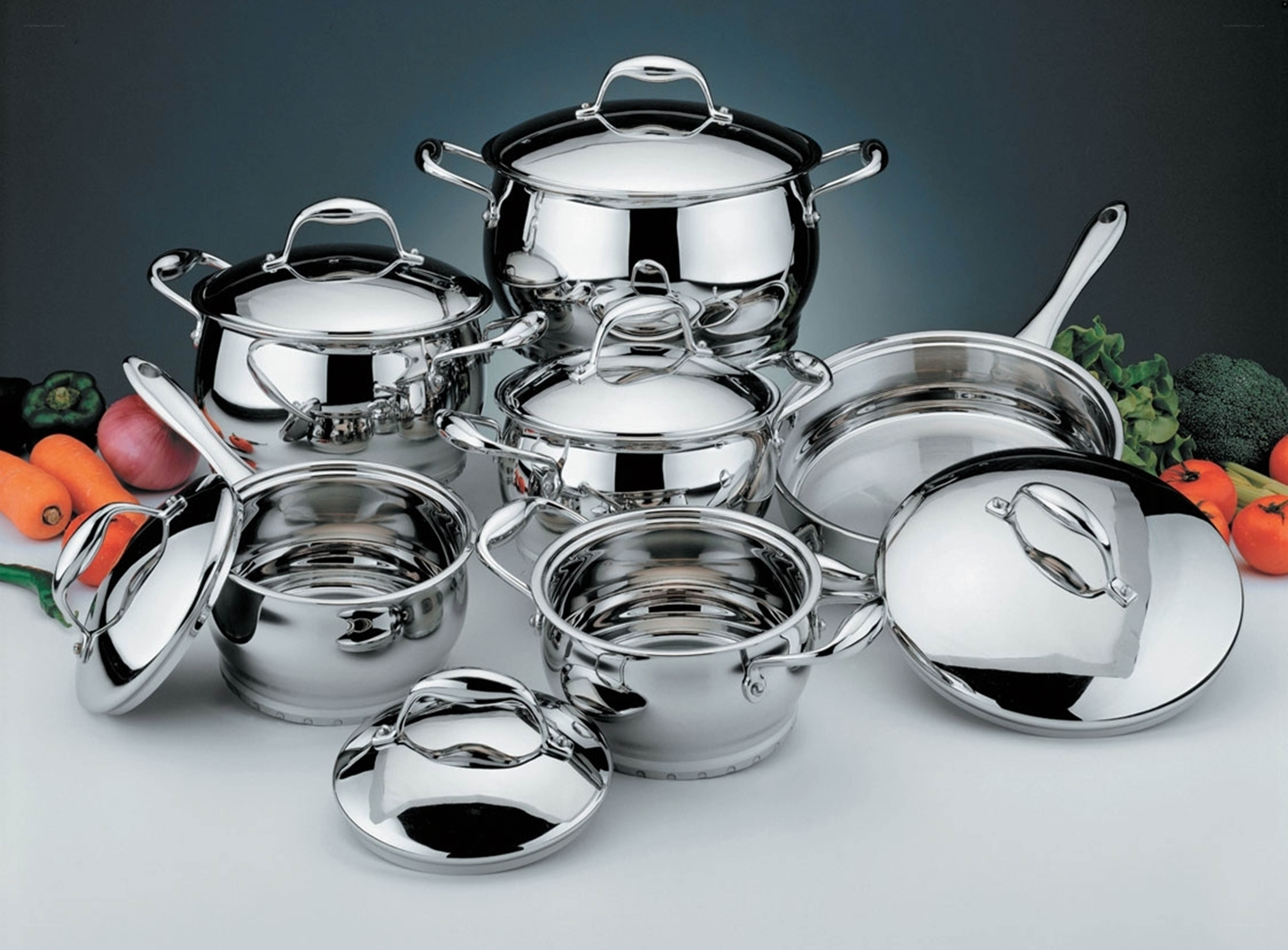 stainless steel cookware set
