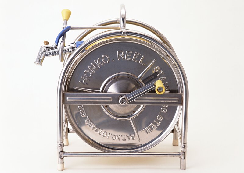 Stainless steel hose reel