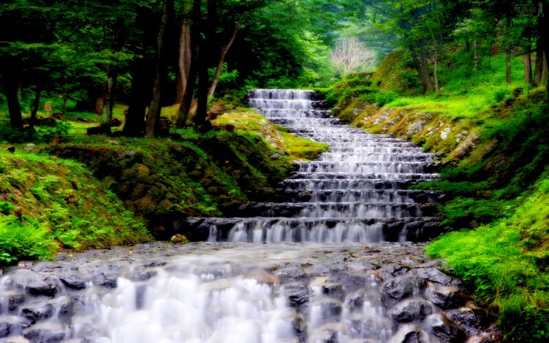 Stair-step Waterfall