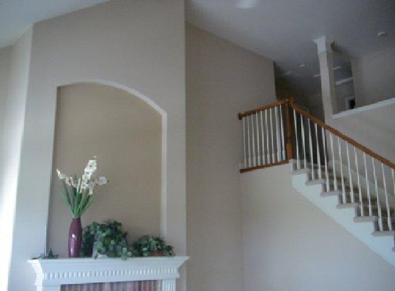Staircase and Fireplace