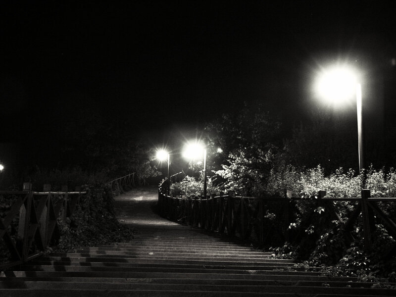 Staircase at Night