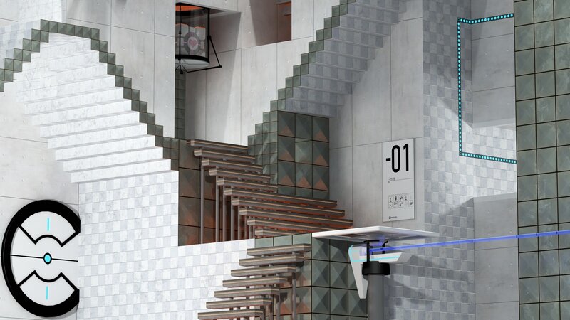 Staircase in a Facility