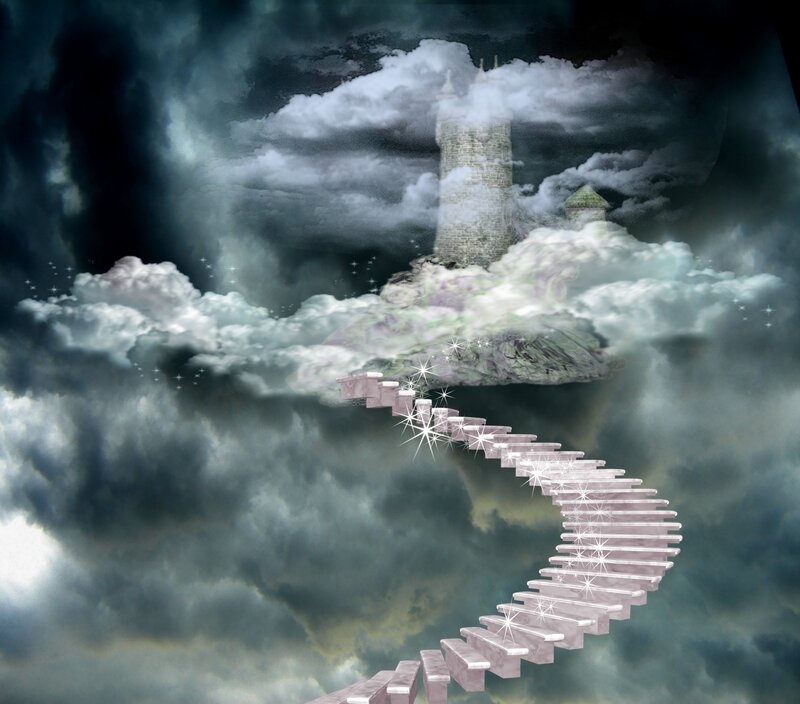 Staircase to Castle