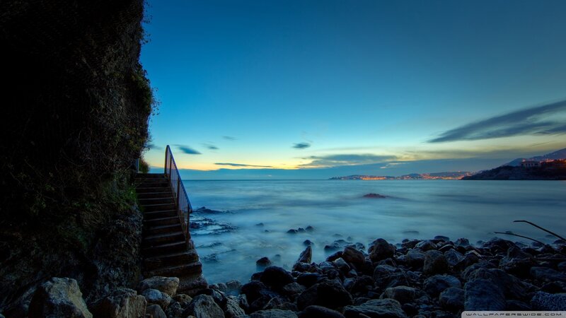 Staircase to Rocky Beach