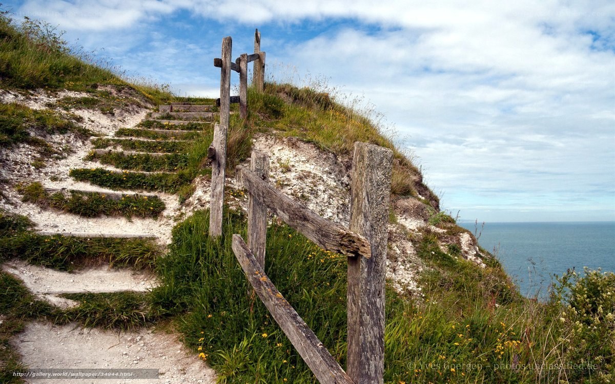 Staircase to the sea