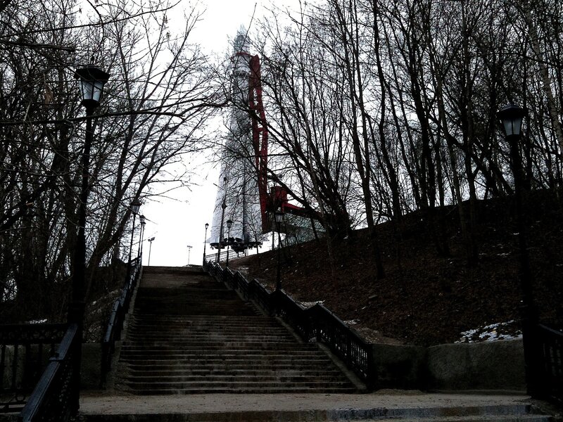 Stairway to a monument