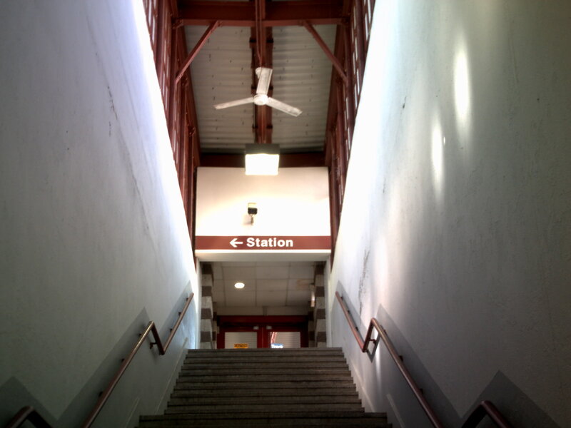 Stairway to the station