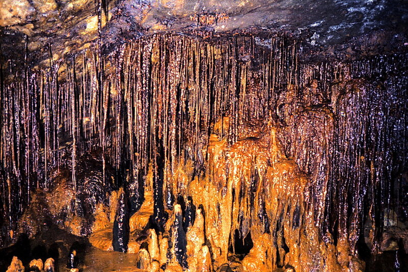 Stalactites and Stalagmites — Brown, Dark