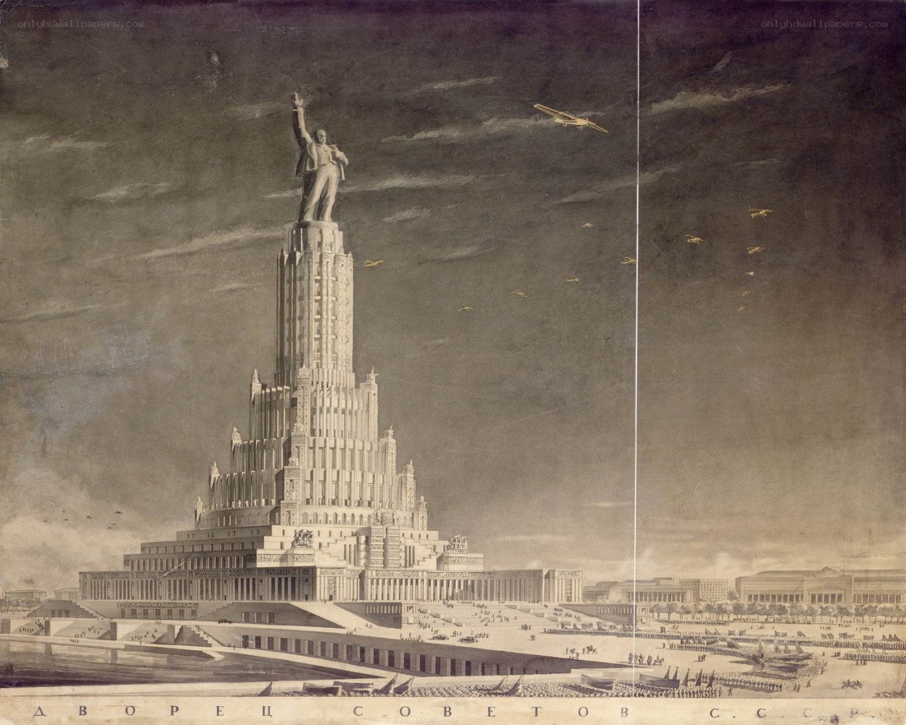 Stalinist skyscraper concept