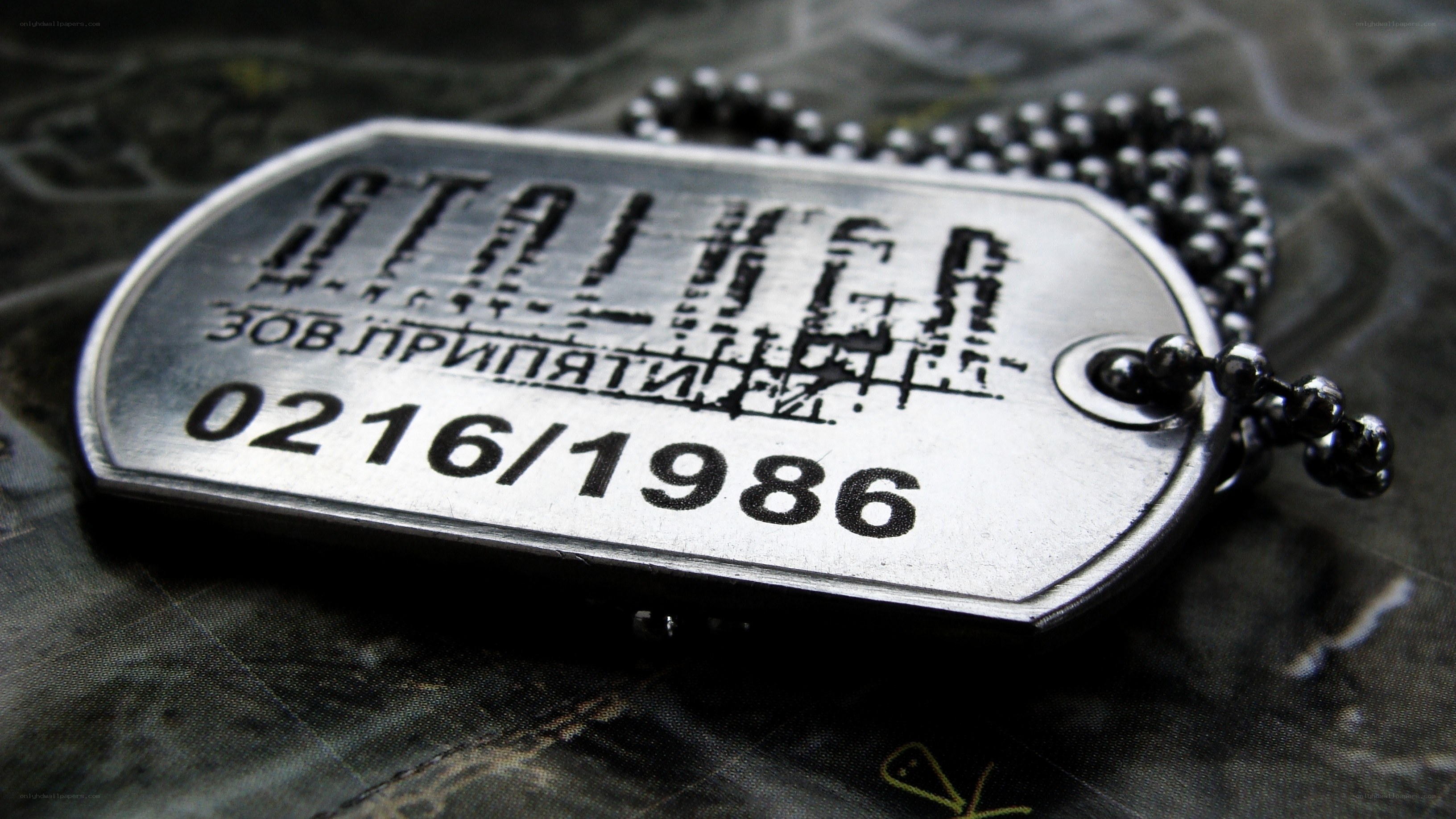 Stalker dog tag with date