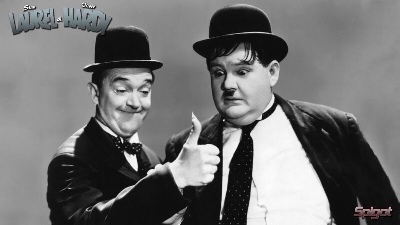 Stan Laurel and Oliver Hardy — Black, Humorous