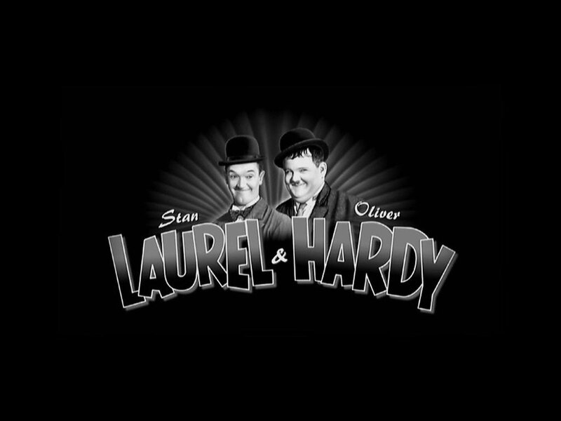 Stan Laurel and Oliver Hardy — Black