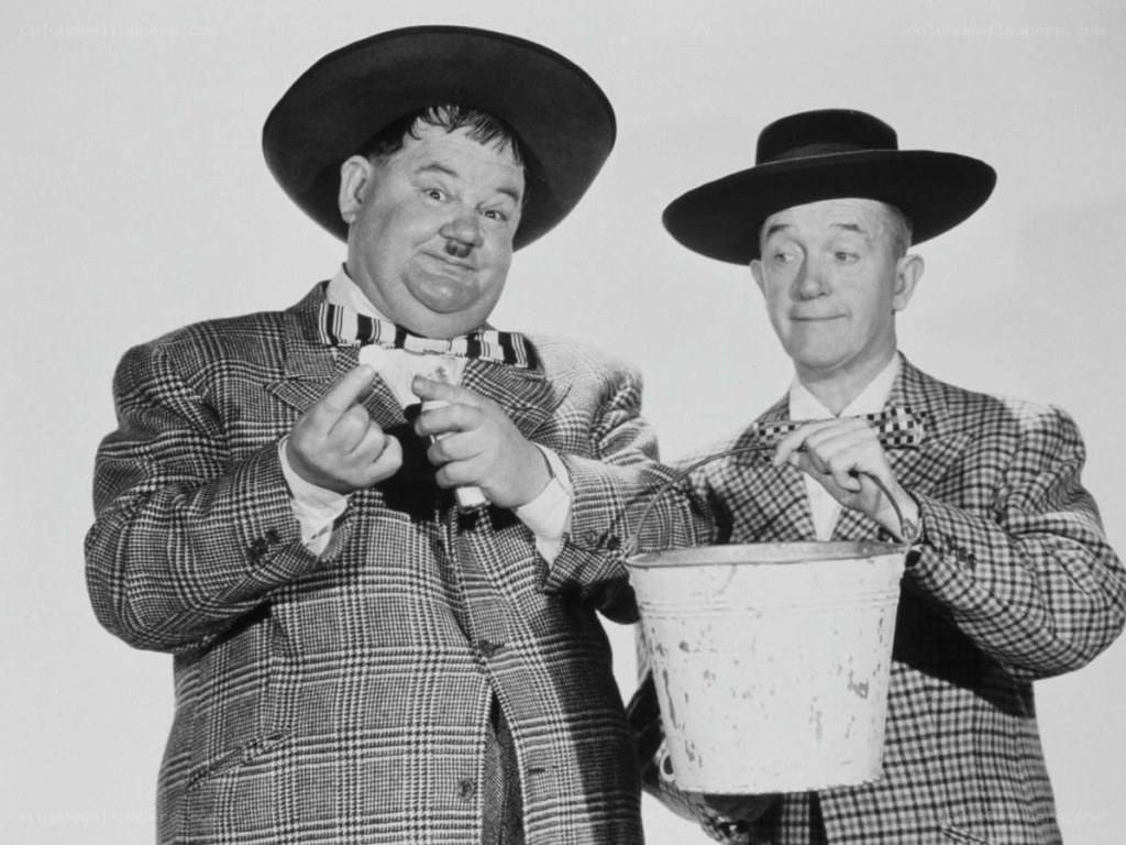 Stan Laurel and Oliver Hardy