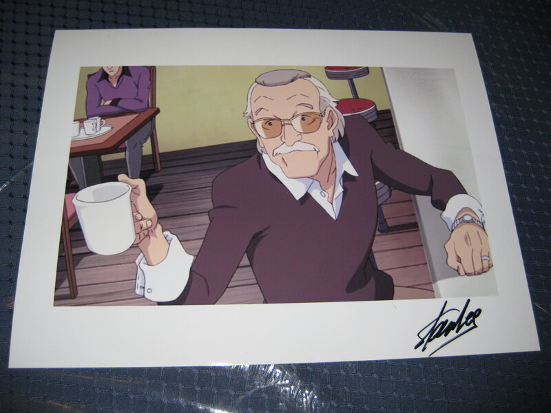 Stan Lee anime portrait