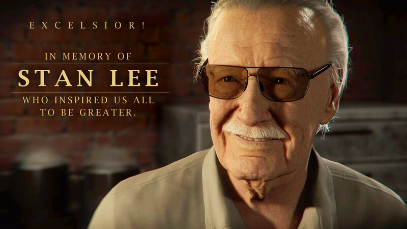 Stan Lee Portrait — Brown