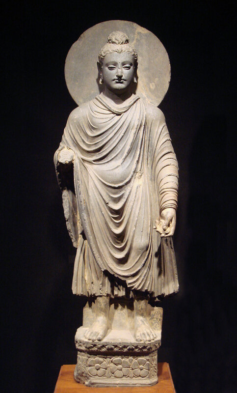 Standing Buddha statue