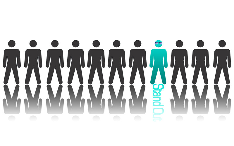 standing out from the crowd