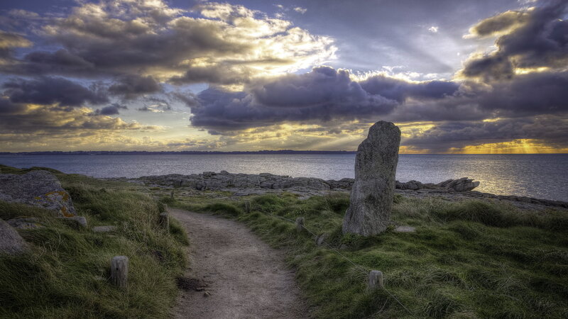 Standing Stone on Coast