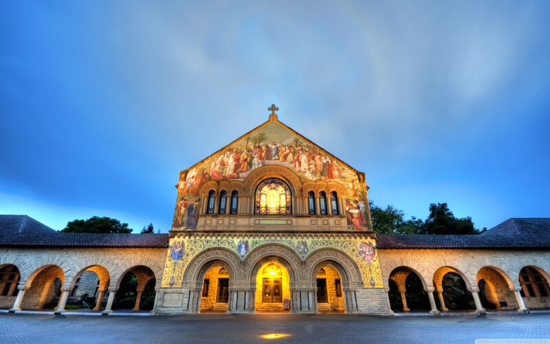 Stanford Memorial Church — Blue