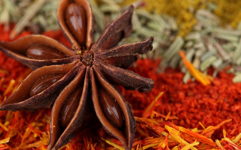 star anise and spices