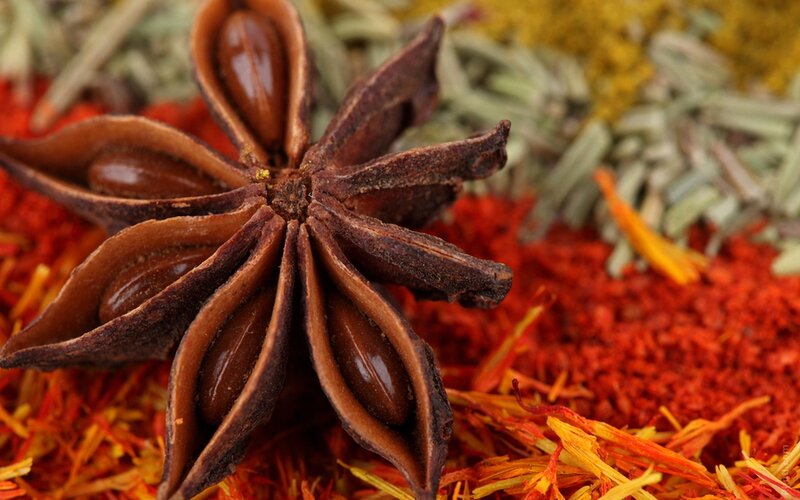 star anise and spices