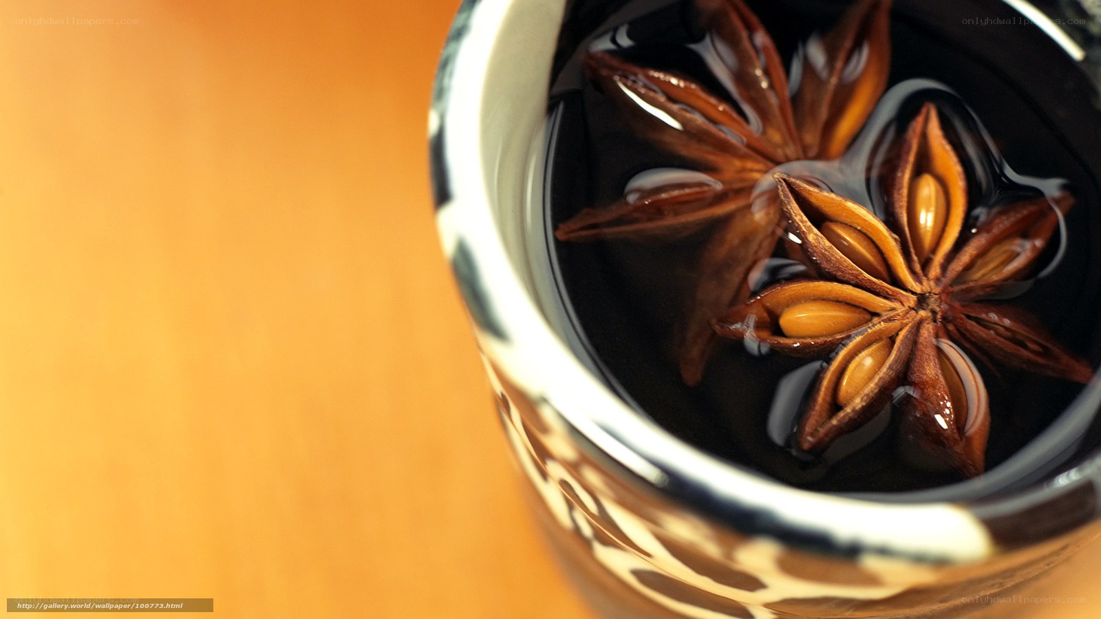 star anise in a cup