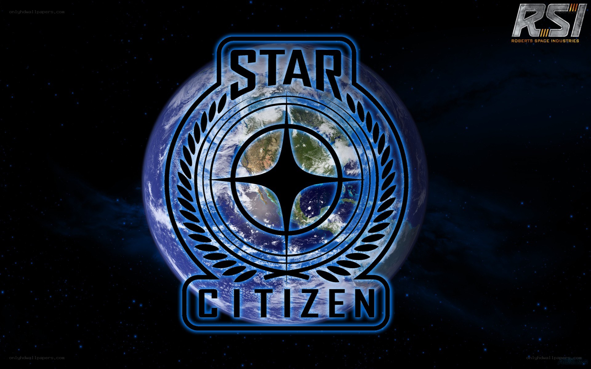 Star Citizen logo with Earth