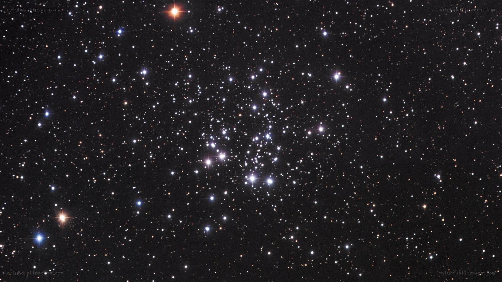 Star cluster in deep space