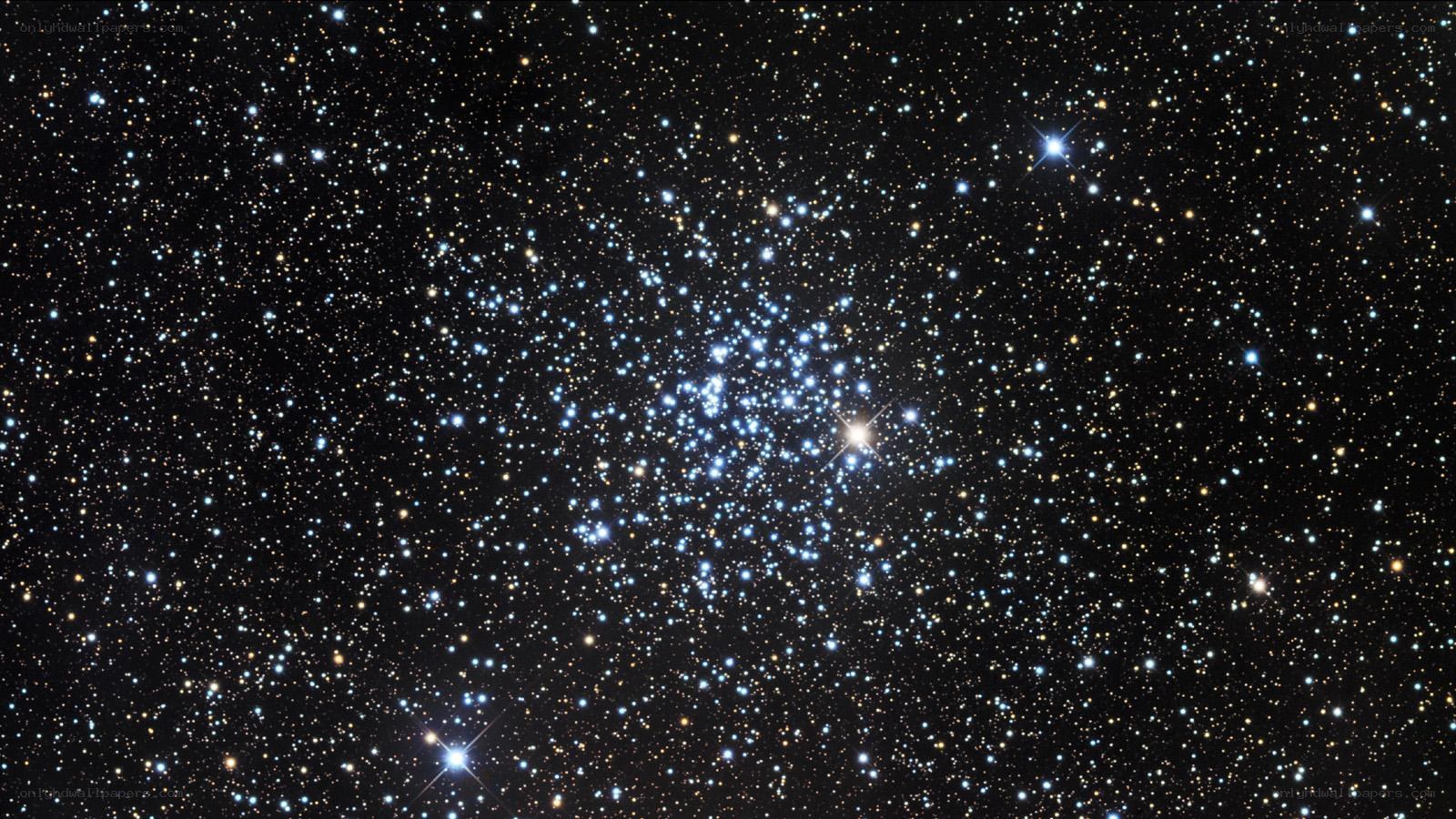Star cluster in deep space
