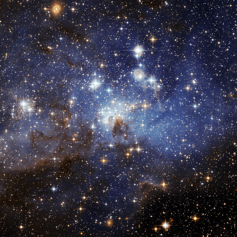 Star Cluster in Deep Space