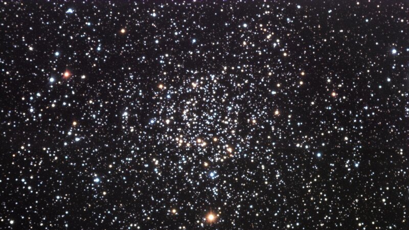 Star cluster in deep space