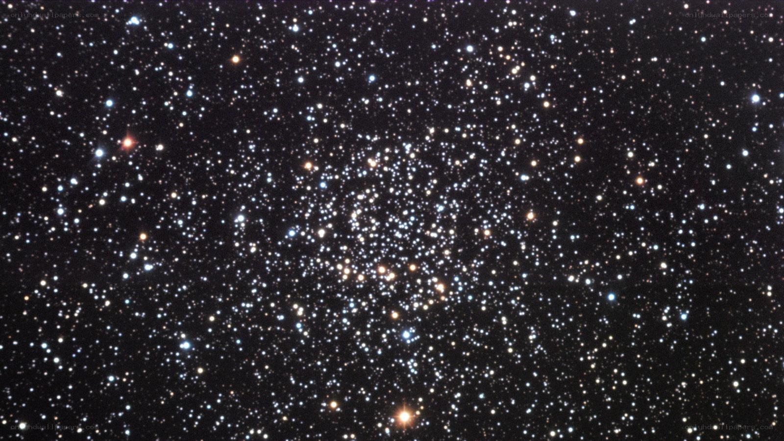 Star cluster in deep space