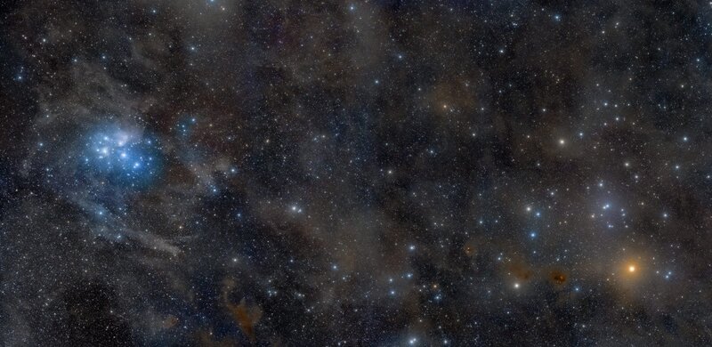 Star Cluster in Nebula — Black, Cosmic, Night, Photograph, Stars, Dust Clouds