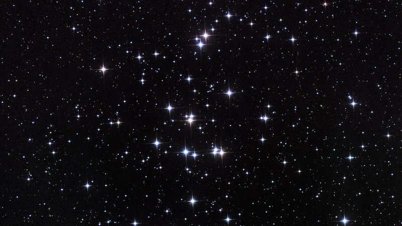 Star Cluster in Night Sky
