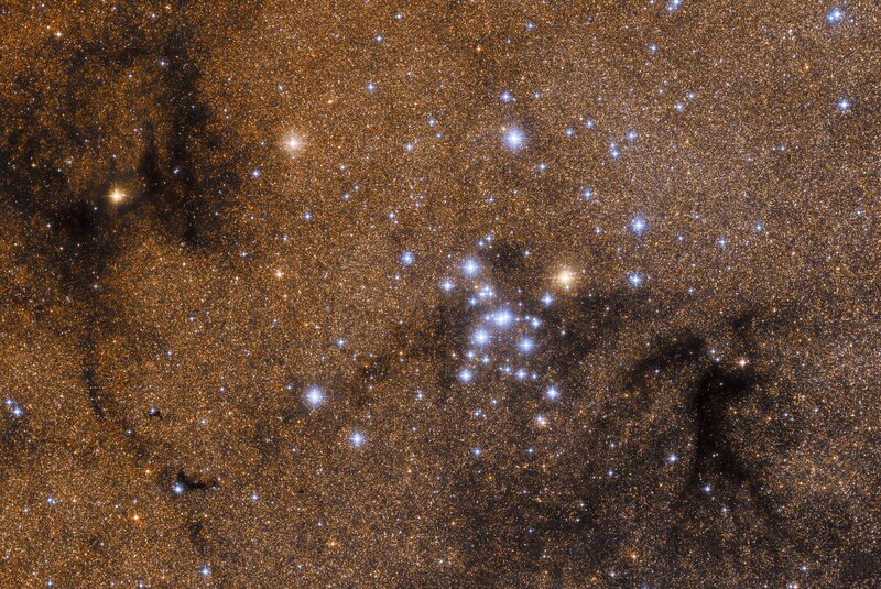 Star Cluster in Space — Brown