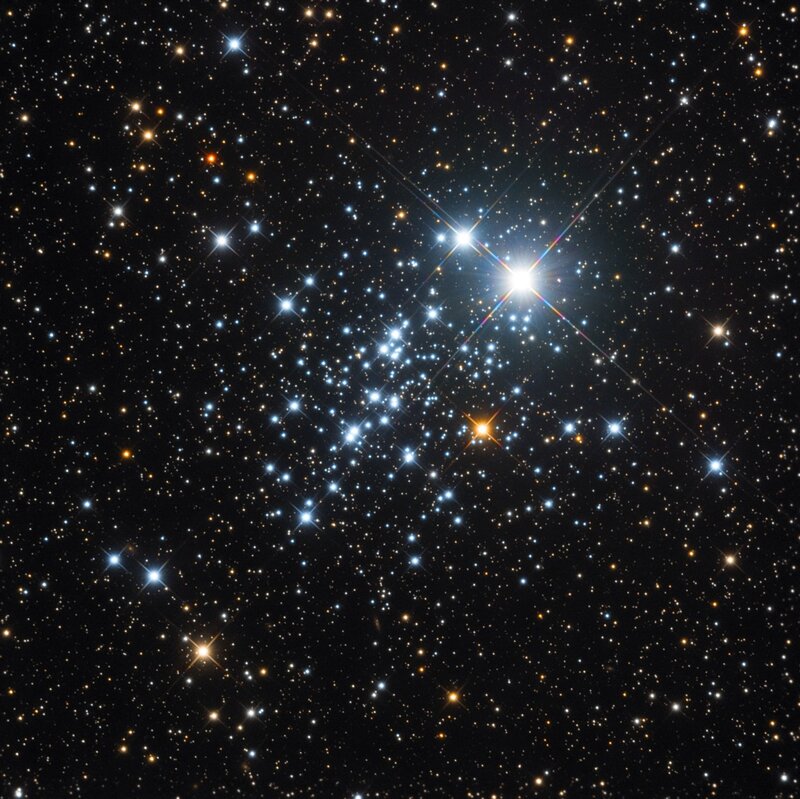 Star Cluster in Space — Serene
