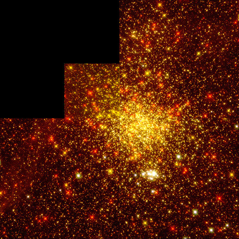 Star cluster in the Milky Way