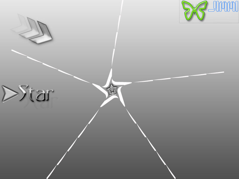 Star design with watermark