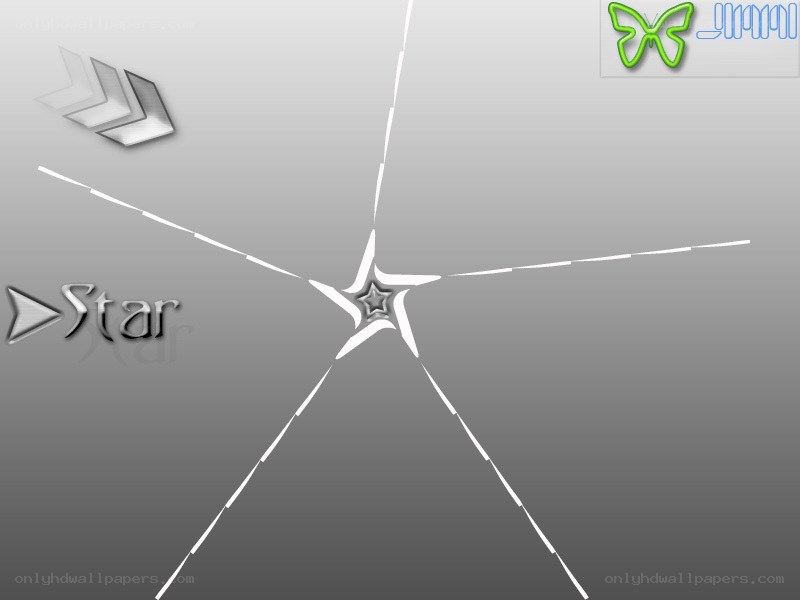 Star design with watermark